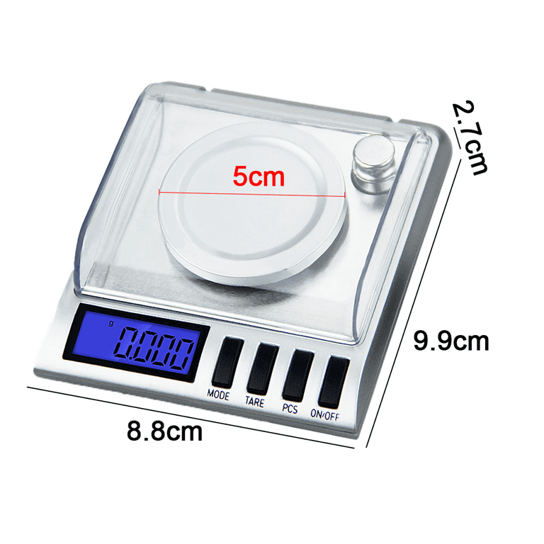  Smart Weigh GEM20-20g x 0.001 grams, High Precision Digital  Milligram Jewelry Scale, Reloading, Jewelry and Gems Scale, Calibration  Weights and Tweezers Included: Digital Kitchen Scales: Home & Kitchen