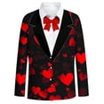 thumbnail image 2 of Chemises à Manches Longues pour Femmes sous Blouses Médicales, Blouse Boutonnée Décontractée Imprimée, Longueur Régulière, Hauts à Manches Longues Décontractés pour Femmes, Haut de Mode d'Été en Polyester, 2 of 5