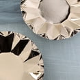 thumbnail image 5 of BalsaCircle 25 Rose Gold Geometric Round 7" Metallic Disposable Salad Paper Plates Tableware, 5 of 7