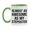 White/Light Green, variant on Funny Coffee Mug – Almost As Awesome As My Stepsister, 11oz or 15oz White Ceramic Coffee Mug, Gift for Stepsister, Family Gift