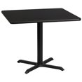 thumbnail image 1 of Bowery Hill 36" Square Restaurant Dining Table in Black, 1 of 2