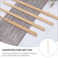 thumbnail image 3 of MasteelfCA 20 Pairs Wood Color Cooking Chopstick Durable Chopstick Frying Chopsticks, 3 of 7