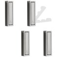 thumbnail image 1 of Ganchos de pared dorados, ganchos de pared resistentes para colgar abrigos, toallas, mochilas y bolsos. Ganchos para toallas de oro cepillado en el baño., 1 of 5