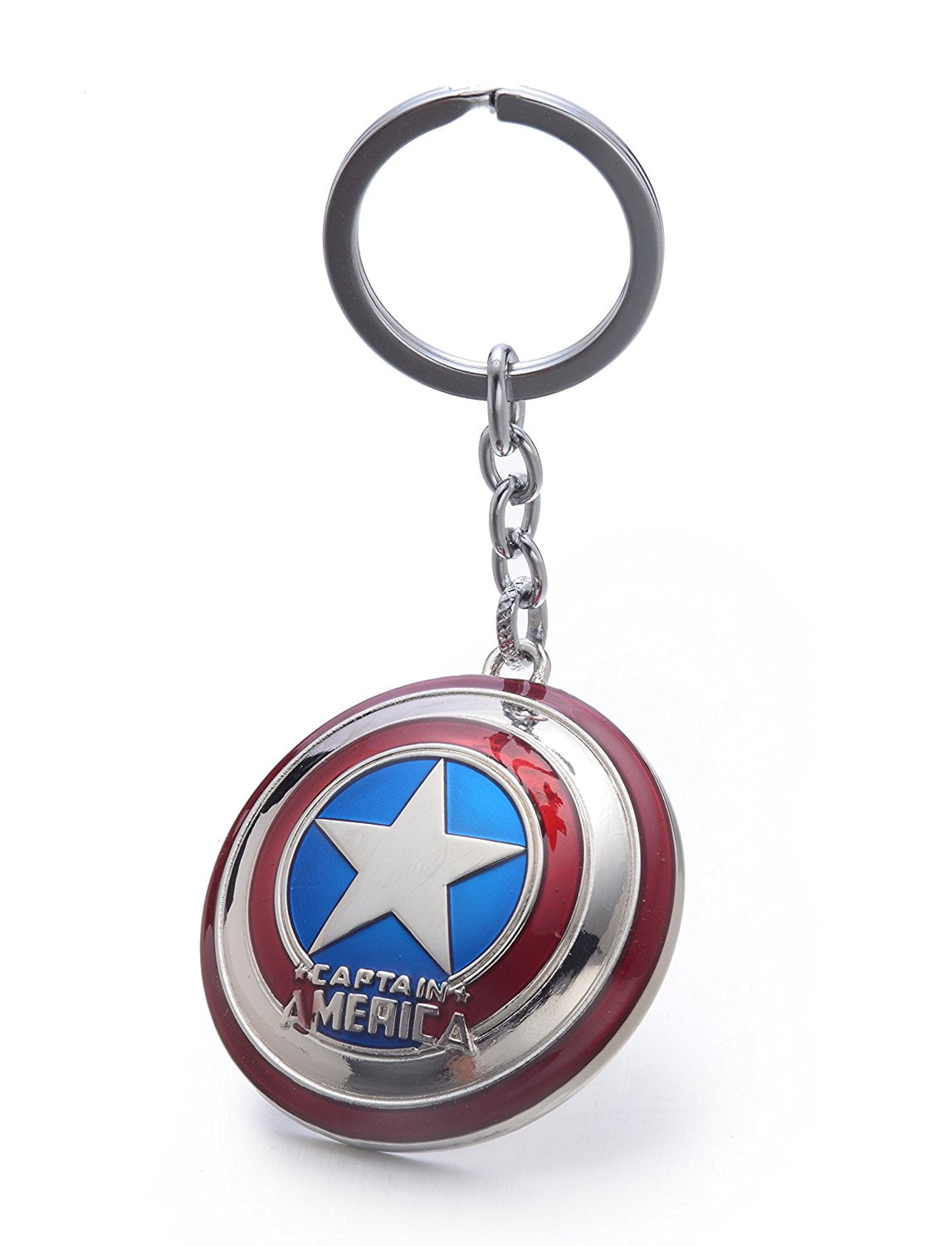 Marvel Comics Captain America Shield The Avengers Movie metal Keychain cosplay 