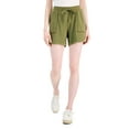 thumbnail image 3 of STYLE & COMPANY Womens Navy Pocketed Drawstring Elastic Waist Heather Shorts XL, 3 of 6