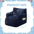 thumbnail image 2 of Kids Bean Bag Chair, Stuffed Toddler Bean Bag Sofa with Filler Cozy for Boys and Girls, Lazy Sofa with Pocket Floor Chair for Gaming, Reading, Navy, 2 of 16