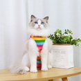 thumbnail image 4 of Hongchun Vêtements de Stérilisation pour Chat - Récupération de Chat Convient aux Enveloppements Corporels de Récupération de Coton Respirants - Vêtements de Récupération pour Chatons pour Chat, 4 of 5