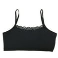 thumbnail image 3 of URMAGIC Girls Lace Non Pads Camisole Bra, 4-Pack Teenage Bigs Girl Strap Crop Tops Underwear, 3 of 6