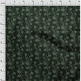 thumbnail image 4 of oneOone Cotton Poplin Twill Green Fabric Floral Diy Clothing Quilting Fabric Print Fabric By Yard 56 Inch Wide, 4 of 5