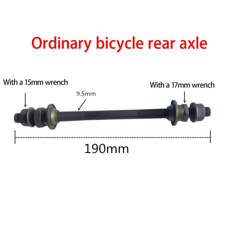 Rear wheel best sale spindle bike