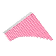18-Pipe Pan Flute G-G3 Key Pan Pipes ABS Panpipes Chinese Traditional Woodwind Instrument with Carry Bag