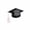 Black, variant on 2026 Graduation Cap Candy Cards with Tassels, Bulk Graduation Party Favors for Guests, for DIY Table Party Supply Gifts, Black Paper Box Style, 10 Pcs