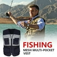 thumbnail image 3 of Neries Chaqueta de pesca de verano con bolsillos delanteros Tamaño múltiple CHEIST CHAIST CHAISTWEAT HOMBRES OUTERWAR VESTIDOS ACCESORIOS DE JUEGOS AIRNIOS ACCESORIOS DE NAVY / XXXL sidaley OD003201-28, 3 of 7