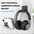 thumbnail image 3 of Universal Headphone Holder with Strong Adhesive Tape, Premium Headset Holder, Wall Mount, TPU, Headphone Hook, Multifunctional Earphone Hanger for Desk, Wall, 3 of 8