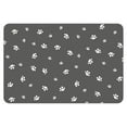 thumbnail image 2 of Absorbent Pet Feeding Mat for Dogs and Cats, Waterproof Non-Slip Dog Food and Water Bowl Mat, Easy Clean, Stain Resistant, Multiple Sizes, Gray, PVC Material, 2 of 7