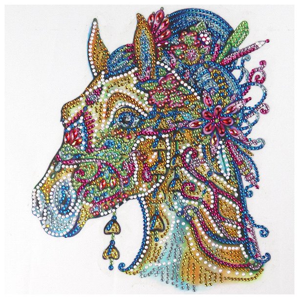 Cuadros Decorativos 5D DIY caballo especial en forma de diamante pintura cruz puntada mosaico kits arte de la pared JShteea Nuevos Originales