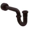 thumbnail image 3 of Westbrass Victorian Style Console Sink Supply Kit with P-Trap and Cross Handle Angle Stops, Oil Rubbed Bronze, 3 of 12