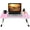 Pink, variant on MavoCraft Laptop Desk for Bed - Lap Table with iPad Slot & Cup Holder - Portable Wood Lap Desk for Sofa & Bed for Adults & Kids - Adjustable Tablet & Laptop Stand for Comfortable Use (Pink)