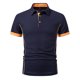 thumbnail image 2 of pstuiky camisetas para hombre, Camiseta informal de manga larga para hombre, con botones y cuello vuelto camisetas de hombre xl, 2 of 8