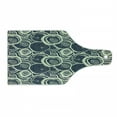 thumbnail image 1 of Grunge Cutting Board, Wood Pattern Nature Inspirations Circles of a Tree Abstract Style, Decorative Tempered Glass Cutting and Serving Board, Wine Bottle Shape, Reseda Green Blue, by Ambesonne, 1 of 1