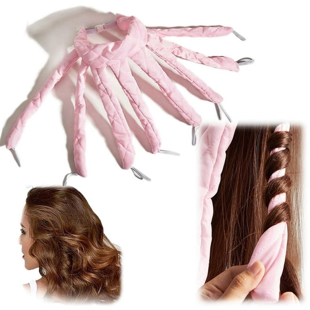 Heatless Soft Curling Rods Headband With Octocurls Design With Removable & Adjustable Curls Strips To Sleep Overnight