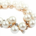 thumbnail image 5 of UDIYO Elegant Lady Faux Pearls Shiny Rhinestone Collar Necklace Valentine's Day Gift, 5 of 6