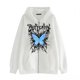 thumbnail image 1 of TRKIYQC Sudadera con Capucha para Mujer, Sudadera con Estampado de Mariposa con Capucha de Manga Larga Cool Street Casual Tops Outwear TRKIYQC  moda, 1 of 4