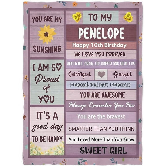 DAJU StellarStyle Personalized Blankets for Kids with Names Customized Blankets with Name for Adult Custom Blanket Gift for Birthday Christmas Valentines Day Gift(30*40inch)