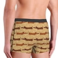 thumbnail image 4 of Bingfone Dachshund Dog Puppy Men's Underwear - Casual Stretch Boxer Briefs-Small, 4 of 7