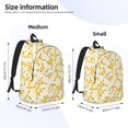 Zufioo Banana Canvas Backpack,Mens Small Backpack for Work,Canvas