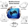 thumbnail image 3 of Gaming Blanket for Boys Fleece Cozy Gamer Gift Throw Blanket Gaming Video Games Bed Blanket for Teens Kids Game Room Decor Plush Blanket for Suit for Bedroom Couch Birthday Gift(60''X50''), 3 of 6