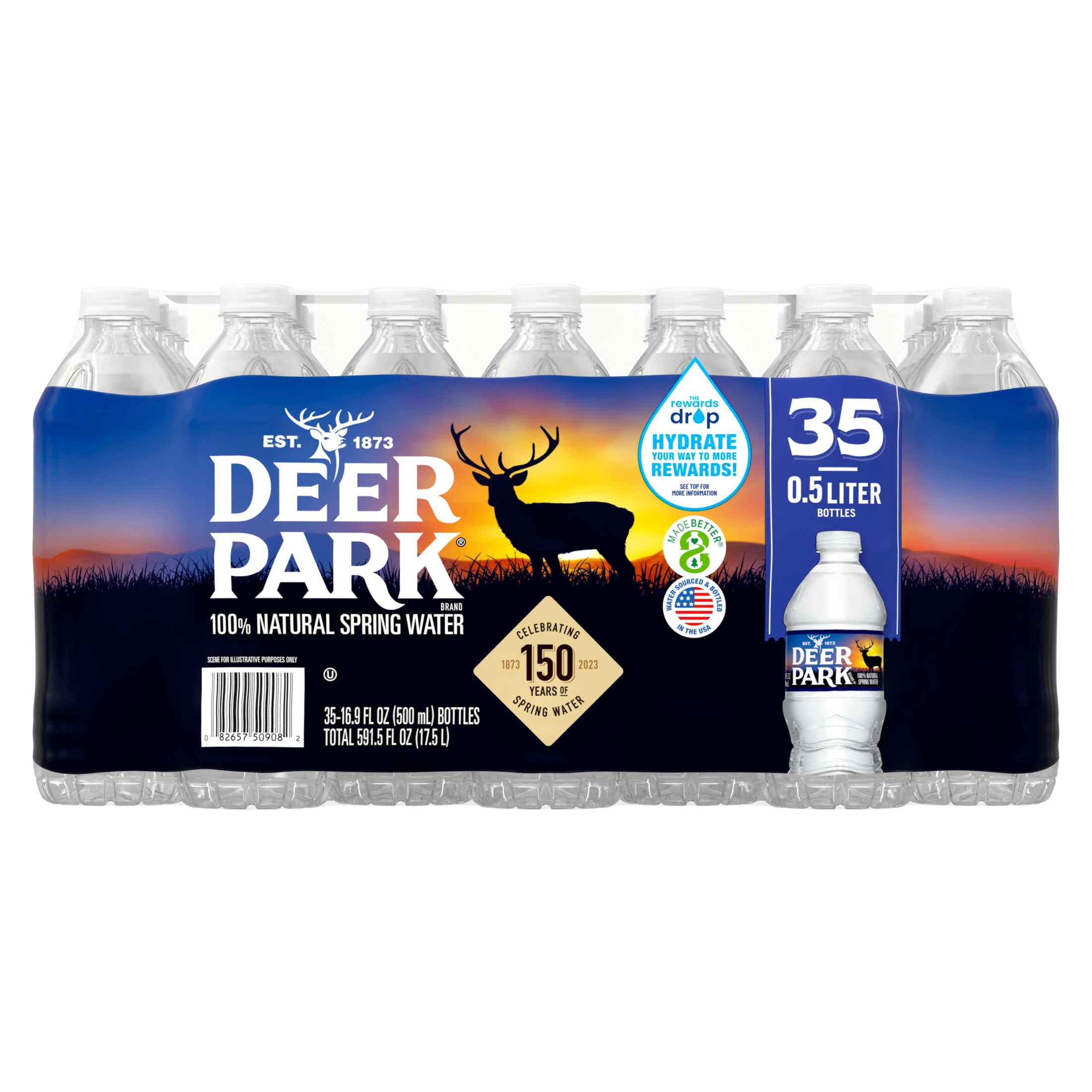 Deer Park Spring Water, 16.9 fl oz, 35-pack Plastic Bottles