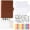 Brown, variant on Green Budget Planner Binder, 5.1" x 7.4", Zipper Pouches, All In One Expense Sheets for Household Budgeting, Savings Tracking, Financial Goal Setting, Ideal for Home, Office