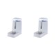 thumbnail image 4 of Methold Cat Bowl Pet Supplies - Dispensador automático de capacidad de 3500 ml fabricado en PP no tóxico con fondo antideslizante Blanco Dispensador de agua 2Conjunto, 4 of 6