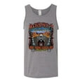 thumbnail image 2 of Wild Bobby, Main Street of America Route 66 Bike Motorcycle Cars and Trucks Mens Graphic Tank Top, Heather Grey, X-Large, 2 of 3