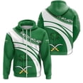 thumbnail image 2 of Sudadera con capucha y gráfico de la bandera de Arabia Saudita, sudadera con capucha y cremallera con emblema nacional de Arabia Saudita para hombres, ropa informal, suéteres deportivos para hombres, 2 of 4