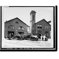 thumbnail image 2 of Historic Framed Print, Mare Island Naval Shipyard, Fire House Annex, Vallejo, Solano County, CA - 9, 17-7/8" x 21-7/8", 2 of 9