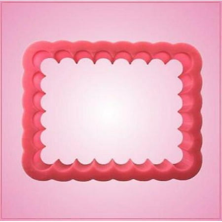 

Scalloped Rectangle Cookie Cutter Medium 4.25 Inch