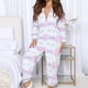 thumbnail image 2 of Pijama acolchado con cremallera y capucha informal a la moda para mujer, mono con estampado de estrellas, ropa de casa Fridja nalpqowj17867, 2 of 6