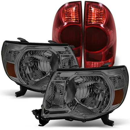 tacoma smoked headlights tail fits toyota replacement 2005 lights dark 2008 dialog displays option button additional opens zoom