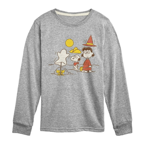 Peanuts - Snoopy And Lucy - Toddler & Youth Long Sleeve Graphic T-Shirt