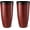 Gradient Red, variant on Glitzhome 30" H Oversized Tall Planter, Set of 2 Large Outdoor Planters with Drainage Holes, Gradient Red Faux Ceramic Finish, Large Flower Pots Plastic Plant Pots for Indoor Outdoor Front Door Patio