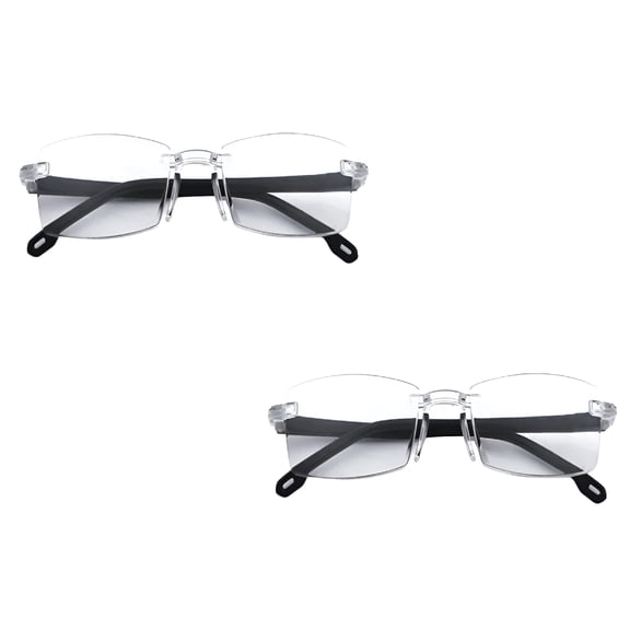 GJX Intelligent Zoom Glasses Auto Focus Self Adjusting Eyeglasses – Unisex Anti Blue Light Presbyopia Glasses,All - in - One for Reading,Sports & Daily Vision Clarity - 2PCS