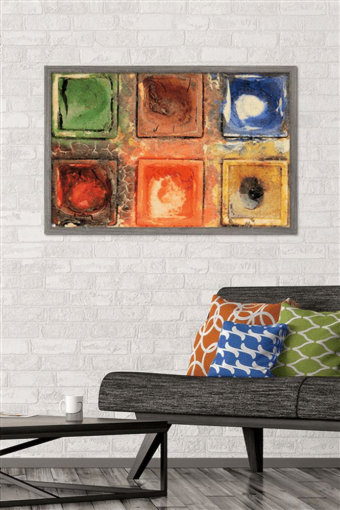 Tom Quartermaine - Lovely Old Paints Wall Poster, 22.375" x 34", Framed