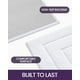 thumbnail image 5 of Alfombra de baño DEXI, blanca, antideslizante, lavable, 80 x 50 cm, 5 of 9