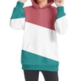 thumbnail image 5 of Odeerbi Kids Boys Girls Hoodies Color Block Pullover Hooded Sweatshirts Oversized Crewneck Hooded Sweatshirt Kids Fashion Long Sleeve Pullover Tops 4-14 Years Pink, 5 of 6