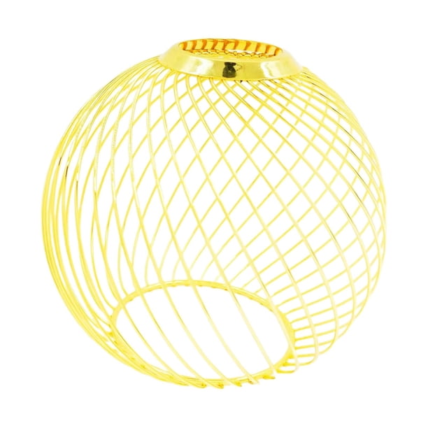 Pantalla de lámpara colgante Salvador jaula de luz colgante Bola dorada 180x170cm