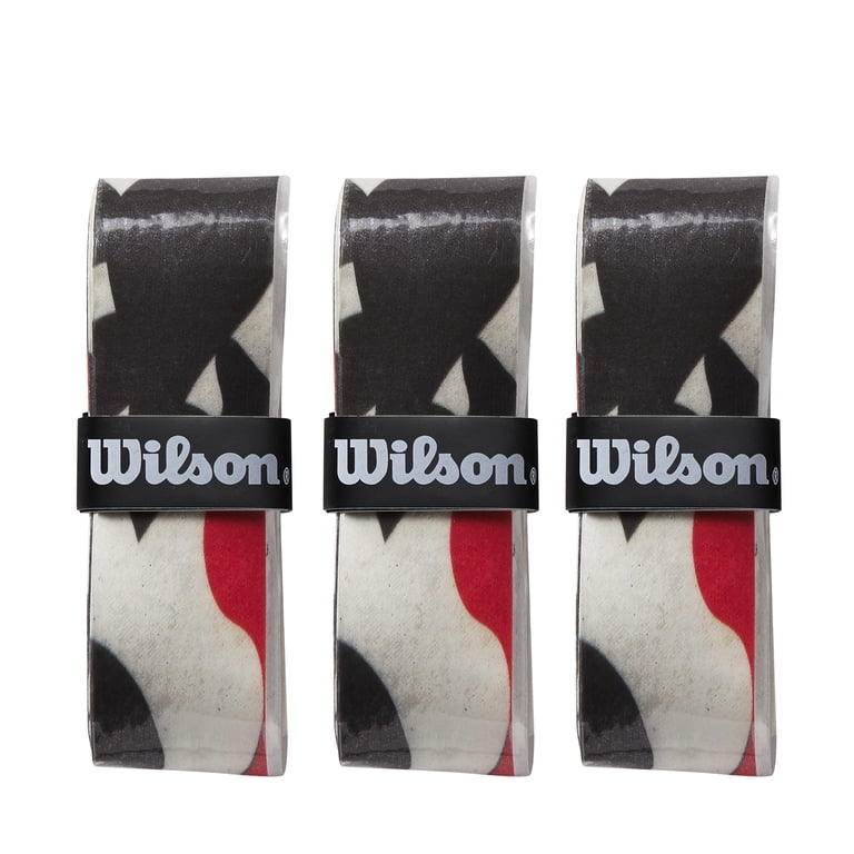 Wilson Camo Overgrip, Red/White/Blue, 3-Pack photo 3