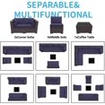 thumbnail image 5 of Kullavik 7 Pieces Outdoor Patio Furniture Wicker Rattan Sectional Sofa Patio Conversation Sets,Navy Blue, 5 of 8