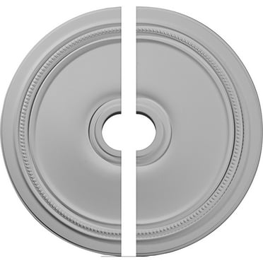 24"OD x 3 5/8"ID x 1 1/4"P Diane Ceiling Medallion, Two Piece (Fits Canopies up to 6 1/4")